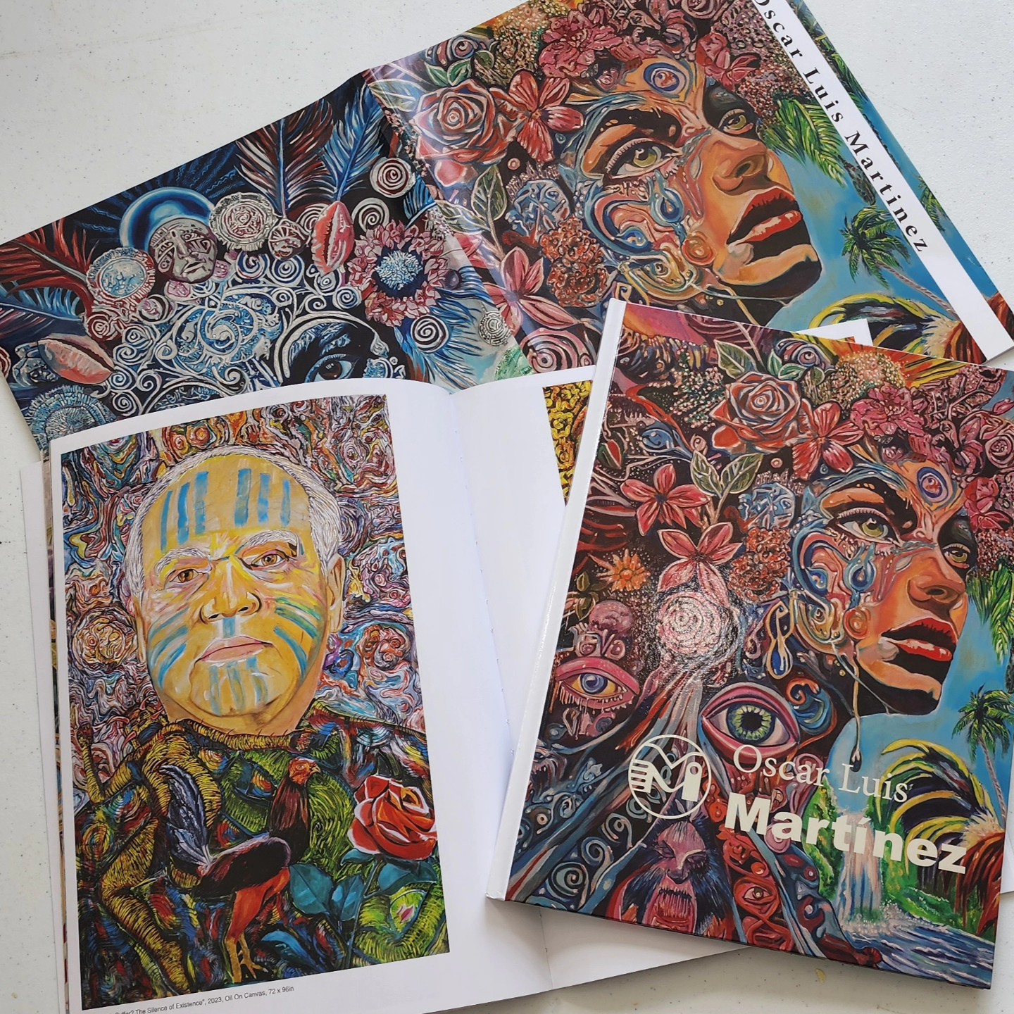 Between Memory and Metamorphosis — monograph cover by Oscar Luis Martínez